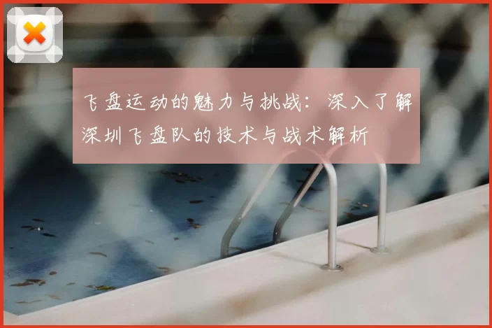 飞盘运动的魅力与挑战:深入了解深圳飞盘队的技术与战术解析