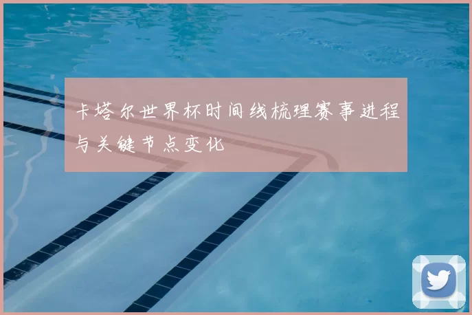卡塔尔世界杯时间线梳理赛事进程与关键节点变化